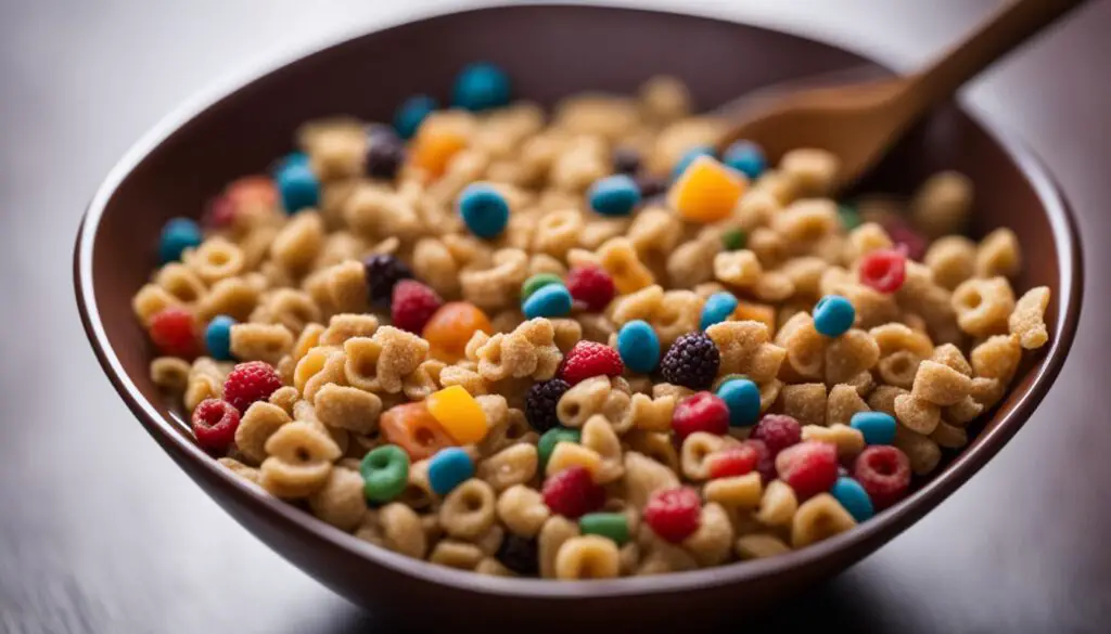Signs of spoiled cereal