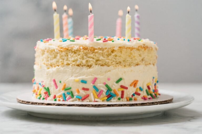 Funfetti Sprinkle Birthday Cake – A Bright, Happy Classic