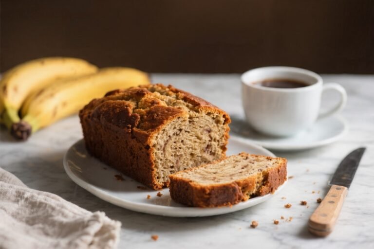 Coffee Banana Bread Recipe – Moist, Flavorful, and Easy