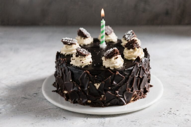 Black Forest Birthday Cake – Classic Chocolate, Cherries, and Whipped Cream