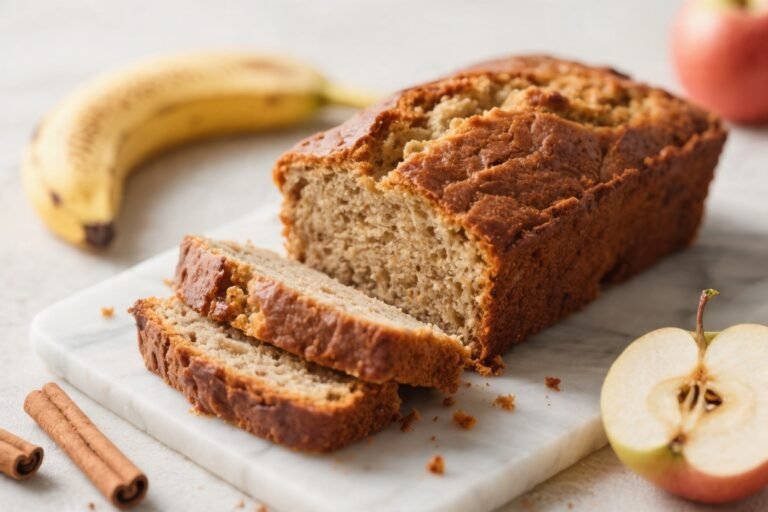 Cinnamon Apple Banana Bread Recipe – Cozy, Moist, and Full of Flavor