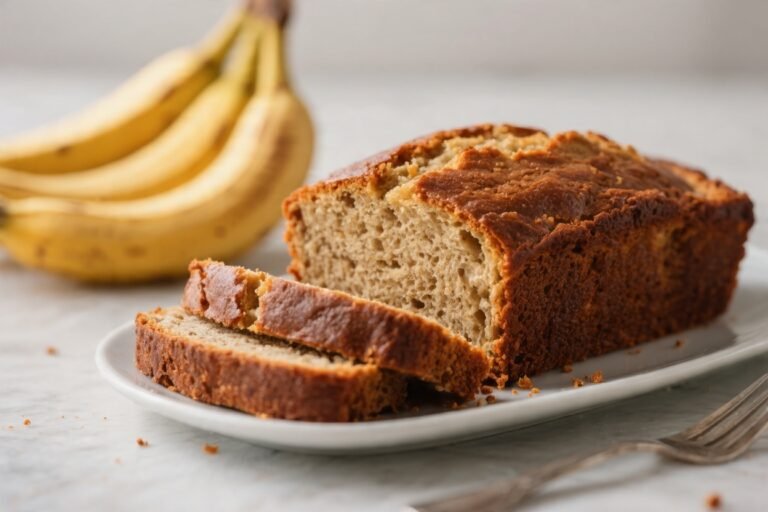 Classic Moist Banana Bread Recipe – Simple, Soft, and Comforting